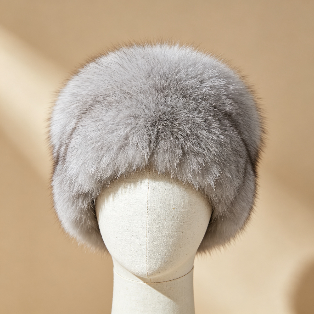 Silver Fox Fur Hat