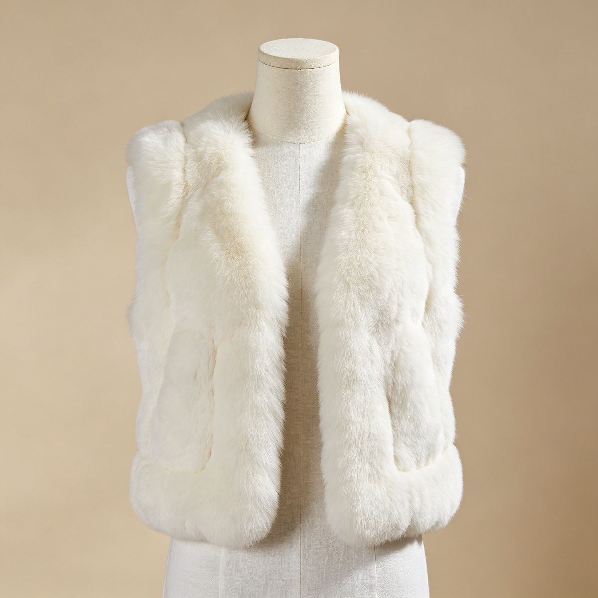 White Rabbit Fur Vest