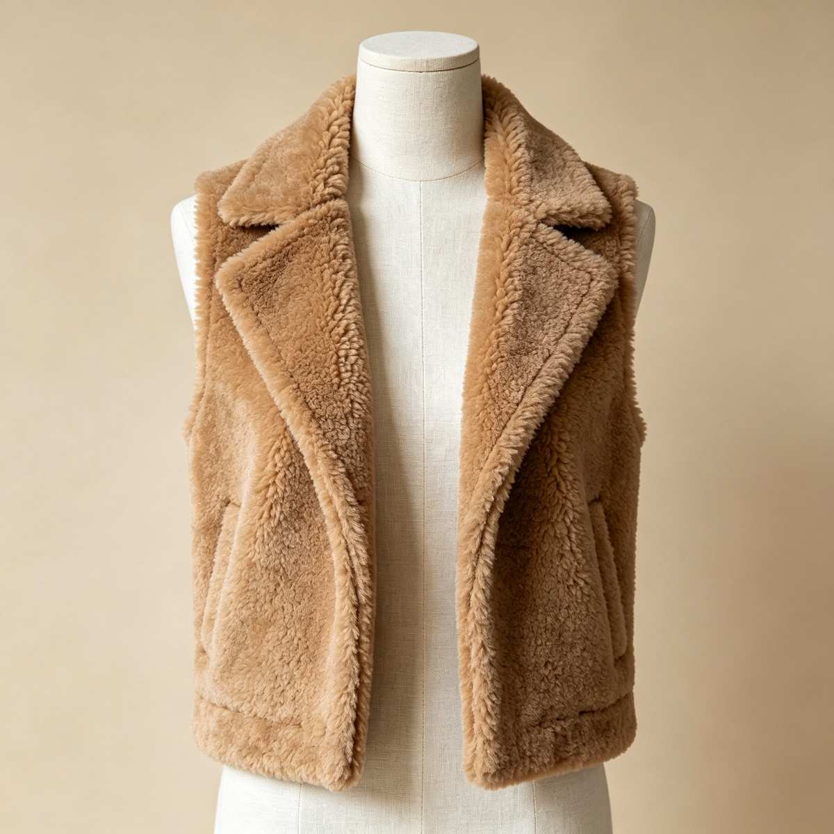 Shearling Reversible Vest