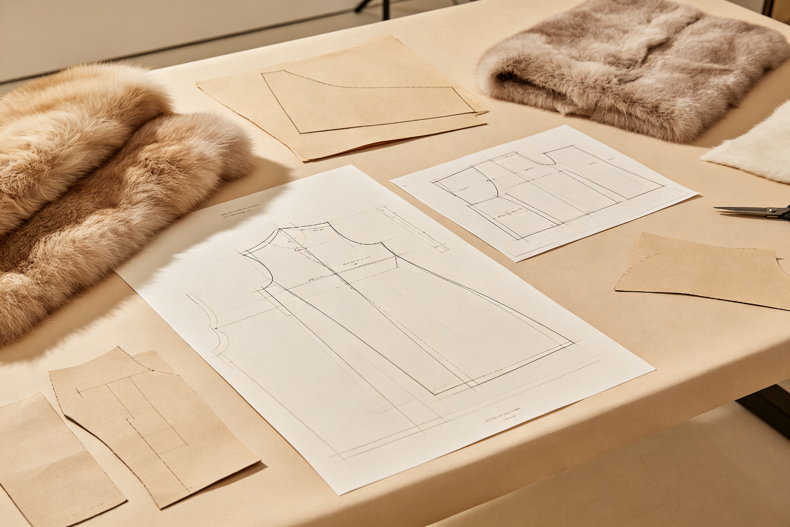 OEM fur garment design development